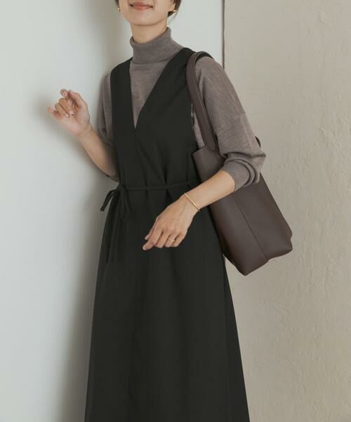 URBAN RESEARCH DOORS / アーバンリサーチ ドアーズ ワンピース | 『UR TECH』ツイルフレアジャンパースカート | 詳細4