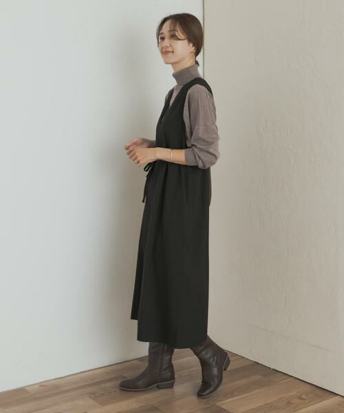 URBAN RESEARCH DOORS / アーバンリサーチ ドアーズ ワンピース | 『UR TECH』ツイルフレアジャンパースカート | 詳細7