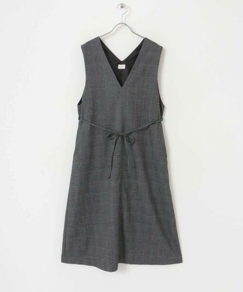 URBAN RESEARCH DOORS / アーバンリサーチ ドアーズ ワンピース | 『UR TECH』ツイルフレアジャンパースカート | 詳細22