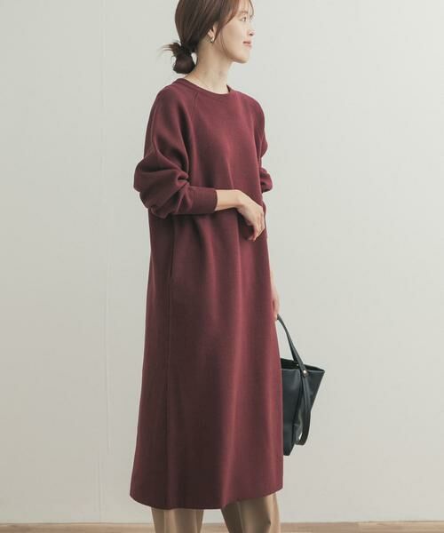 URBAN RESEARCH DOORS / アーバンリサーチ ドアーズ ワンピース | スウェットライクニットワンピース | 詳細2