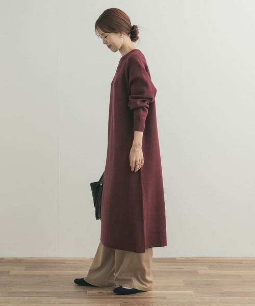 URBAN RESEARCH DOORS / アーバンリサーチ ドアーズ ワンピース | スウェットライクニットワンピース | 詳細3