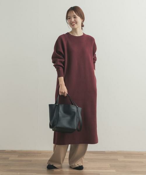 URBAN RESEARCH DOORS / アーバンリサーチ ドアーズ ワンピース | スウェットライクニットワンピース | 詳細4
