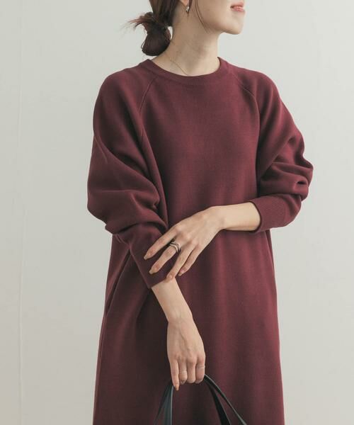 URBAN RESEARCH DOORS / アーバンリサーチ ドアーズ ワンピース | スウェットライクニットワンピース | 詳細5