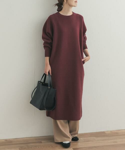 URBAN RESEARCH DOORS / アーバンリサーチ ドアーズ ワンピース | スウェットライクニットワンピース | 詳細6