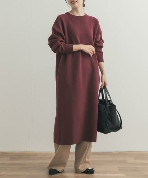 URBAN RESEARCH DOORS / アーバンリサーチ ドアーズ ワンピース | スウェットライクニットワンピース | 詳細7