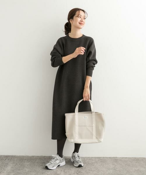 URBAN RESEARCH DOORS / アーバンリサーチ ドアーズ ワンピース | スウェットライクニットワンピース | 詳細16