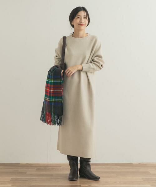 URBAN RESEARCH DOORS / アーバンリサーチ ドアーズ ワンピース | スウェットライクニットワンピース | 詳細25