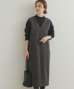 URBAN RESEARCH DOORS / アーバンリサーチ ドアーズ ワンピース | 『UR TECH』ストレートラインジャンパースカート