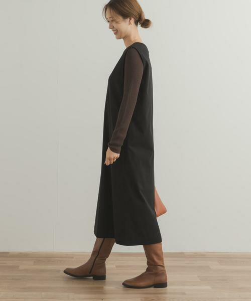 URBAN RESEARCH DOORS / アーバンリサーチ ドアーズ ワンピース | 『UR TECH』ストレートラインジャンパースカート | 詳細3