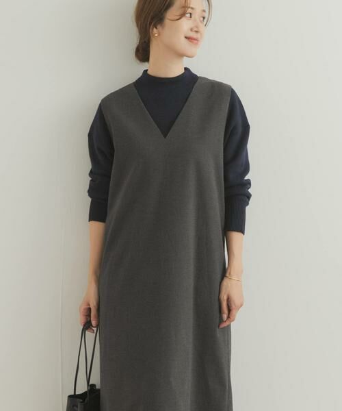 URBAN RESEARCH DOORS / アーバンリサーチ ドアーズ ワンピース | 『UR TECH』ストレートラインジャンパースカート | 詳細11