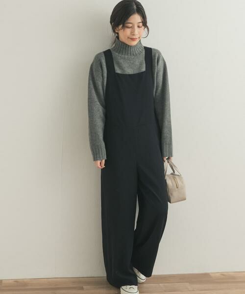 URBAN RESEARCH DOORS/アーバンリサーチ ドアーズ リラックスイージーサロペット ブラック M URBAN RESEARCH DOORS/アーバンリサーチ ドアーズ リラックスイージーサロペット ブラック M