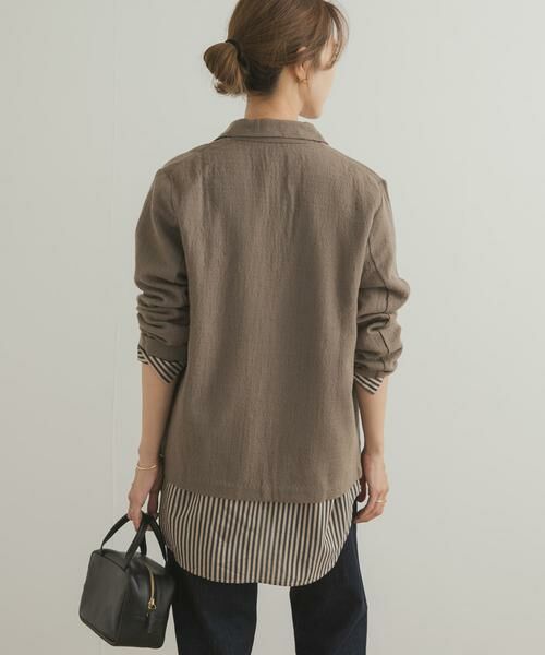 URBAN RESEARCH DOORS / アーバンリサーチ ドアーズ その他アウター | ウールガーゼジャケット | 詳細5