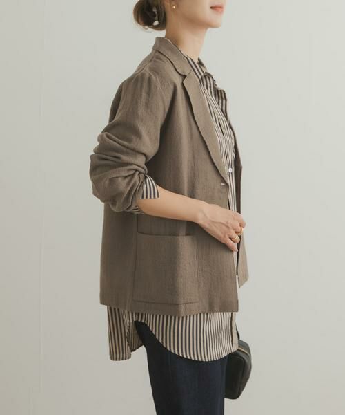 URBAN RESEARCH DOORS / アーバンリサーチ ドアーズ その他アウター | ウールガーゼジャケット | 詳細6