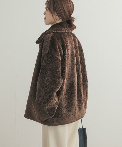 URBAN RESEARCH DOORS / アーバンリサーチ ドアーズ その他アウター | コクーンシルエットボアコート | 詳細2