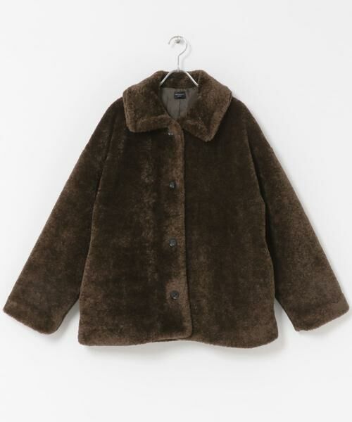 URBAN RESEARCH DOORS / アーバンリサーチ ドアーズ その他アウター | コクーンシルエットボアコート | 詳細8