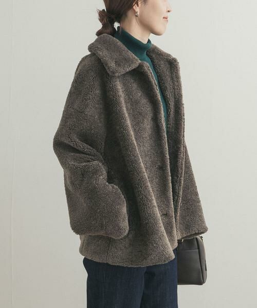 URBAN RESEARCH DOORS / アーバンリサーチ ドアーズ その他アウター | コクーンシルエットボアコート | 詳細12