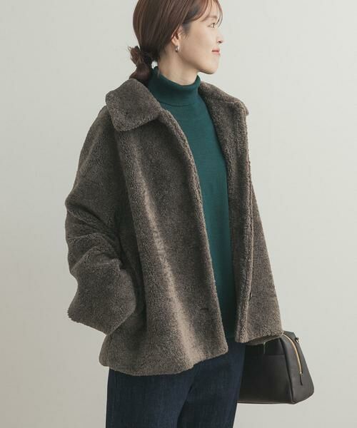 URBAN RESEARCH DOORS / アーバンリサーチ ドアーズ その他アウター | コクーンシルエットボアコート | 詳細13