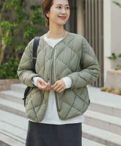 URBAN RESEARCH DOORS / アーバンリサーチ ドアーズ ダウンジャケット・ベスト | 『一部WEB限定カラー』ライトダウンキルトショートブルゾン