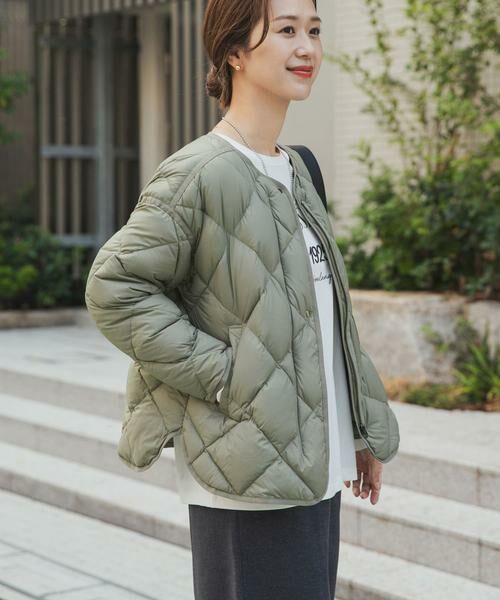 URBAN RESEARCH DOORS / アーバンリサーチ ドアーズ ダウンジャケット・ベスト | 『一部WEB限定カラー』ライトダウンキルトショートブルゾン | 詳細1