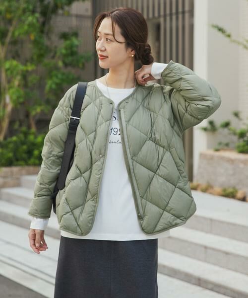 URBAN RESEARCH DOORS / アーバンリサーチ ドアーズ ダウンジャケット・ベスト | 『一部WEB限定カラー』ライトダウンキルトショートブルゾン | 詳細3