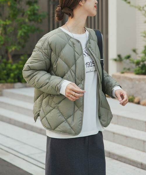 URBAN RESEARCH DOORS / アーバンリサーチ ドアーズ ダウンジャケット・ベスト | 『一部WEB限定カラー』ライトダウンキルトショートブルゾン | 詳細4