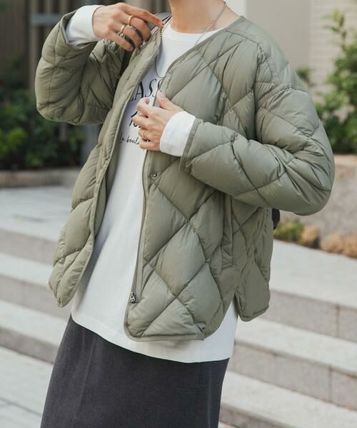 URBAN RESEARCH DOORS / アーバンリサーチ ドアーズ ダウンジャケット・ベスト | 『一部WEB限定カラー』ライトダウンキルトショートブルゾン | 詳細5