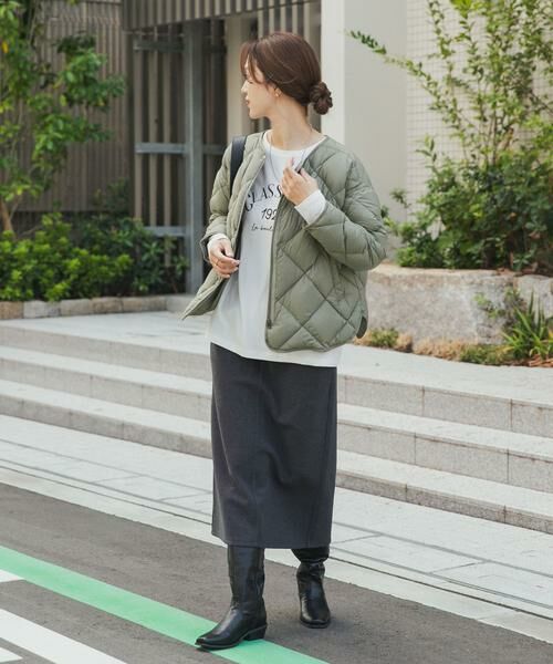 URBAN RESEARCH DOORS / アーバンリサーチ ドアーズ ダウンジャケット・ベスト | 『一部WEB限定カラー』ライトダウンキルトショートブルゾン | 詳細7