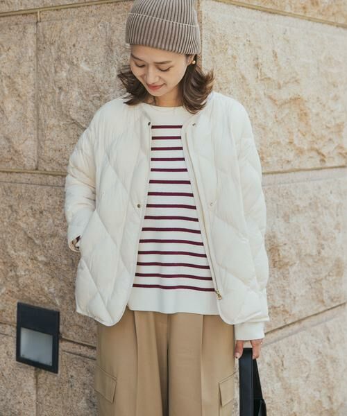 URBAN RESEARCH DOORS / アーバンリサーチ ドアーズ ダウンジャケット・ベスト | 『一部WEB限定カラー』ライトダウンキルトショートブルゾン | 詳細24