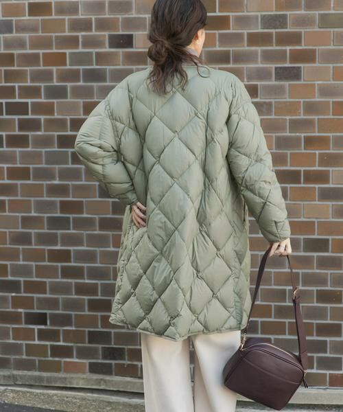 URBAN RESEARCH DOORS / アーバンリサーチ ドアーズ ダウンジャケット・ベスト | ライトダウンキルトロングコート | 詳細2