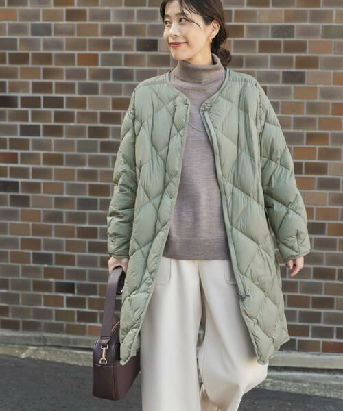 URBAN RESEARCH DOORS / アーバンリサーチ ドアーズ ダウンジャケット・ベスト | ライトダウンキルトロングコート | 詳細4