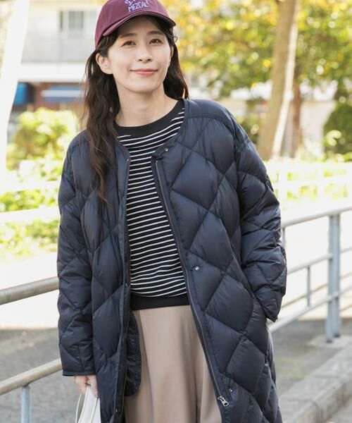 URBAN RESEARCH DOORS / アーバンリサーチ ドアーズ ダウンジャケット・ベスト | ライトダウンキルトロングコート | 詳細11