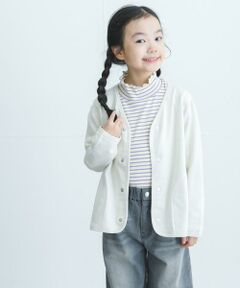 URBAN RESEARCH DOORS / アーバンリサーチ ドアーズ トップス | 裏毛Vネックカーディガン(KIDS)