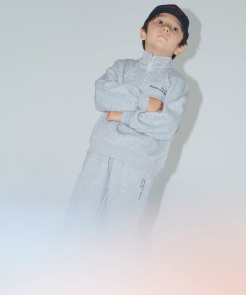URBAN RESEARCH DOORS / アーバンリサーチ ドアーズ トップス | 『セットアップ対応』ハーフジップダンボールプルオーバー(KIDS) | 詳細12