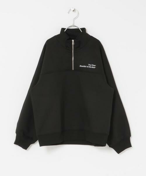 URBAN RESEARCH DOORS/アーバンリサーチ ドアーズ 『WEB/一部店舗限定』『セットアップ対応』ハーフジップダンボールプルオーバー(KIDS) ブラック 150 URBAN RESEARCH DOORS/アーバンリサーチ ドアーズ 『WEB/一部店舗限定』『セットアップ対応』ハーフジップダンボールプルオーバー(KIDS) ブラック 150