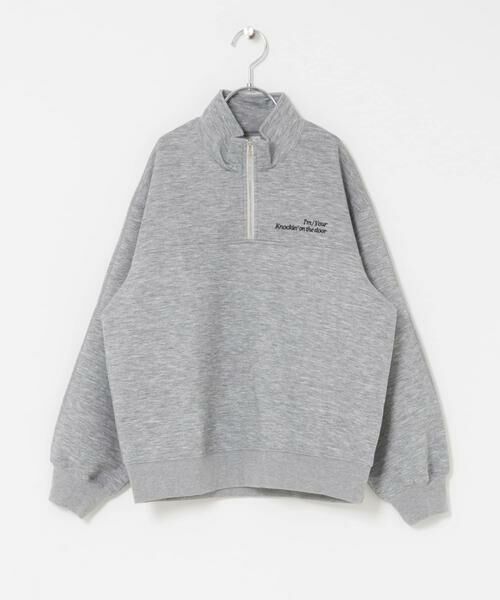 URBAN RESEARCH DOORS / アーバンリサーチ ドアーズ トップス | 『WEB/一部店舗限定』『セットアップ対応』ハーフジップダンボールプルオーバー(KIDS) | 詳細3