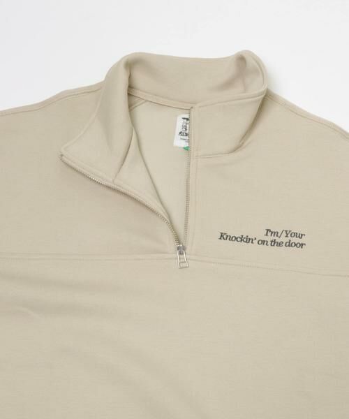 URBAN RESEARCH DOORS / アーバンリサーチ ドアーズ トップス | 『WEB/一部店舗限定』『セットアップ対応』ハーフジップダンボールプルオーバー(KIDS) | 詳細6
