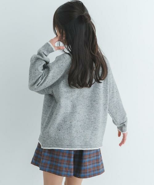 URBAN RESEARCH DOORS / アーバンリサーチ ドアーズ ニット・セーター | サガラ刺繍ロゴニット(KIDS) | 詳細18