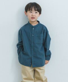 URBAN RESEARCH DOORS / アーバンリサーチ ドアーズ トップス | 『親子リンク』起毛ネルバンドカラーシャツ(KIDS)