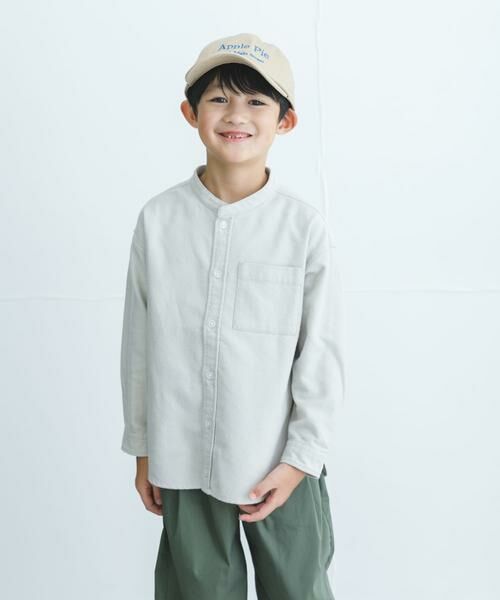 URBAN RESEARCH DOORS / アーバンリサーチ ドアーズ トップス | 『親子リンク』起毛ネルバンドカラーシャツ(KIDS) | 詳細2