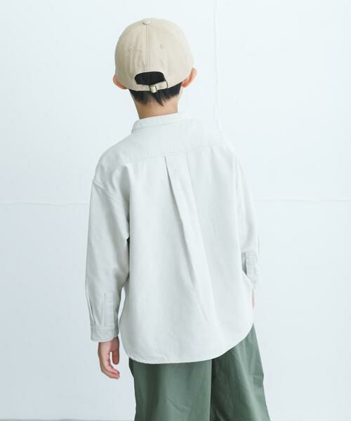 URBAN RESEARCH DOORS / アーバンリサーチ ドアーズ トップス | 『親子リンク』起毛ネルバンドカラーシャツ(KIDS) | 詳細4