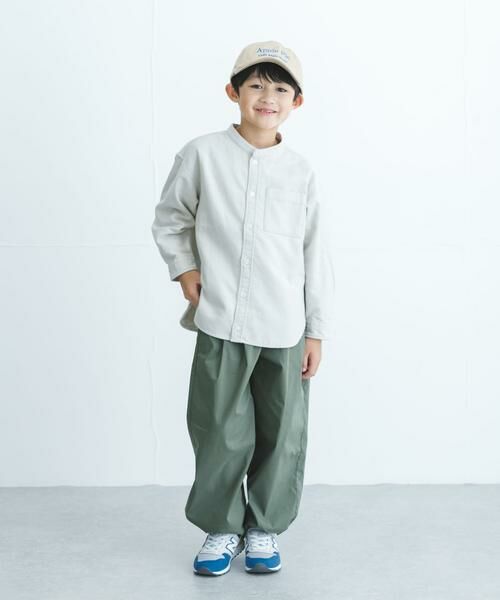 URBAN RESEARCH DOORS / アーバンリサーチ ドアーズ トップス | 『親子リンク』起毛ネルバンドカラーシャツ(KIDS) | 詳細6