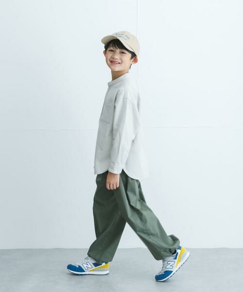 URBAN RESEARCH DOORS / アーバンリサーチ ドアーズ トップス | 『親子リンク』起毛ネルバンドカラーシャツ(KIDS) | 詳細7