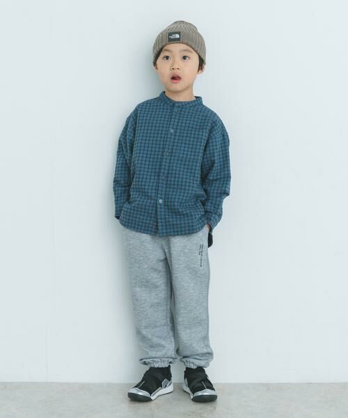 URBAN RESEARCH DOORS / アーバンリサーチ ドアーズ トップス | 『親子リンク』起毛ネルバンドカラーシャツ(KIDS) | 詳細28