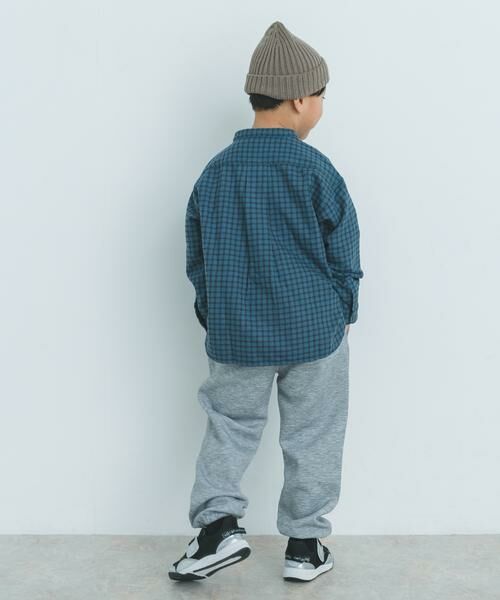 URBAN RESEARCH DOORS / アーバンリサーチ ドアーズ トップス | 『親子リンク』起毛ネルバンドカラーシャツ(KIDS) | 詳細29