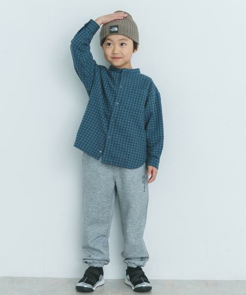 URBAN RESEARCH DOORS / アーバンリサーチ ドアーズ トップス | 『親子リンク』起毛ネルバンドカラーシャツ(KIDS) | 詳細30