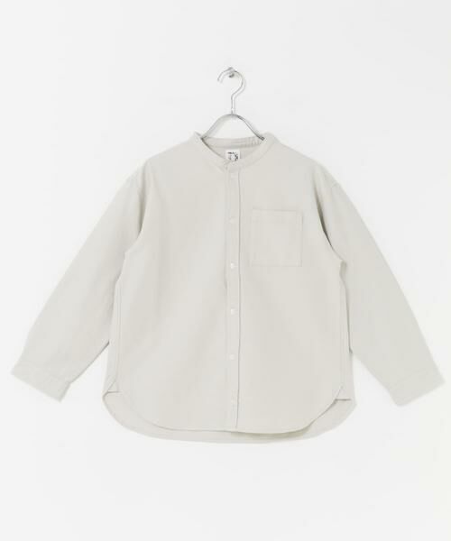 URBAN RESEARCH DOORS / アーバンリサーチ ドアーズ トップス | 『WEB/一部店舗限定』『親子リンク』起毛ネルバンドカラーシャツ(KIDS) | 詳細1