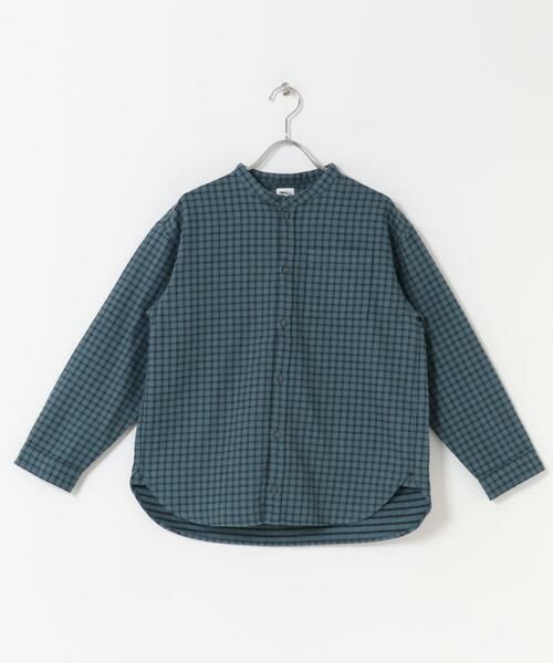 URBAN RESEARCH DOORS / アーバンリサーチ ドアーズ トップス | 『WEB/一部店舗限定』『親子リンク』起毛ネルバンドカラーシャツ(KIDS) | 詳細4