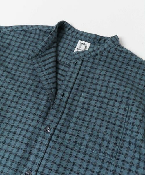 URBAN RESEARCH DOORS / アーバンリサーチ ドアーズ トップス | 『WEB/一部店舗限定』『親子リンク』起毛ネルバンドカラーシャツ(KIDS) | 詳細6