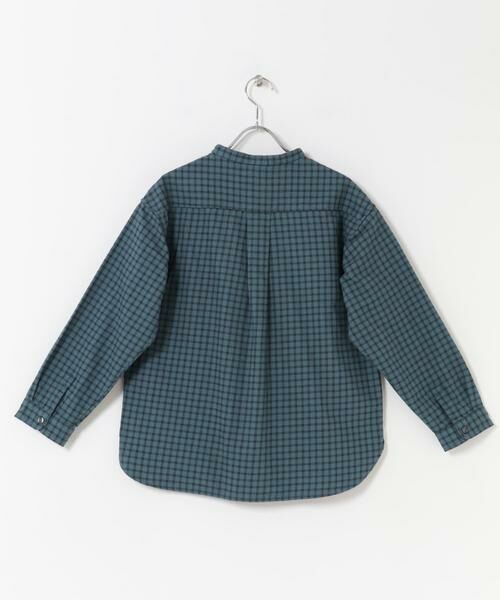 URBAN RESEARCH DOORS / アーバンリサーチ ドアーズ トップス | 『WEB/一部店舗限定』『親子リンク』起毛ネルバンドカラーシャツ(KIDS) | 詳細8