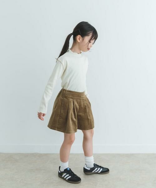 URBAN RESEARCH DOORS / アーバンリサーチ ドアーズ パンツ | コーデュロイWタックキュロット(KIDS) | 詳細5